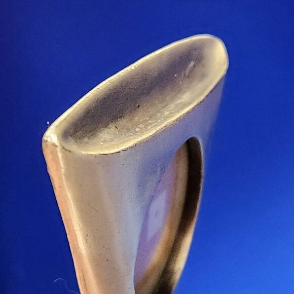 🔸️NWT Mi Amore  Pewter Martini Glass Shape Photo Frame Set of 2 - Picture 7 of 10